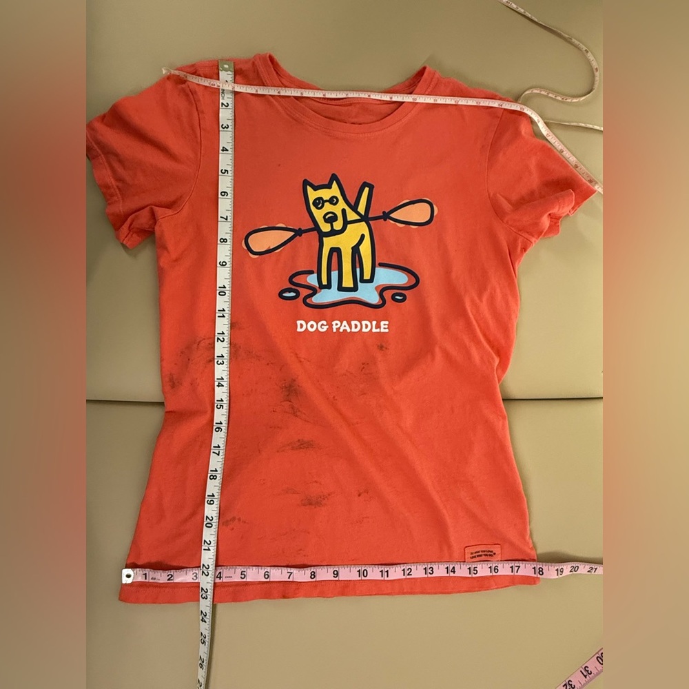 Life is good T-shirt- dog paddle - Picture 4 of 8